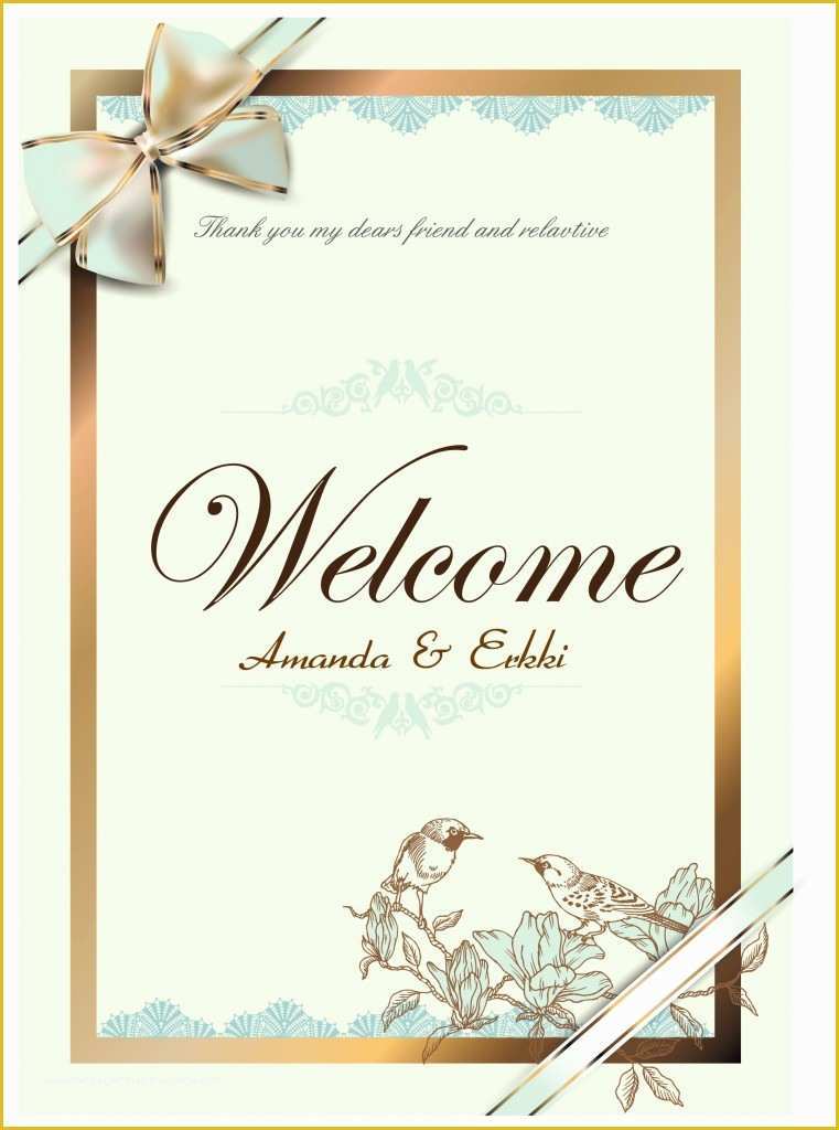 Wedding Card Design Template Free Download Of Free Vector About Wedding 