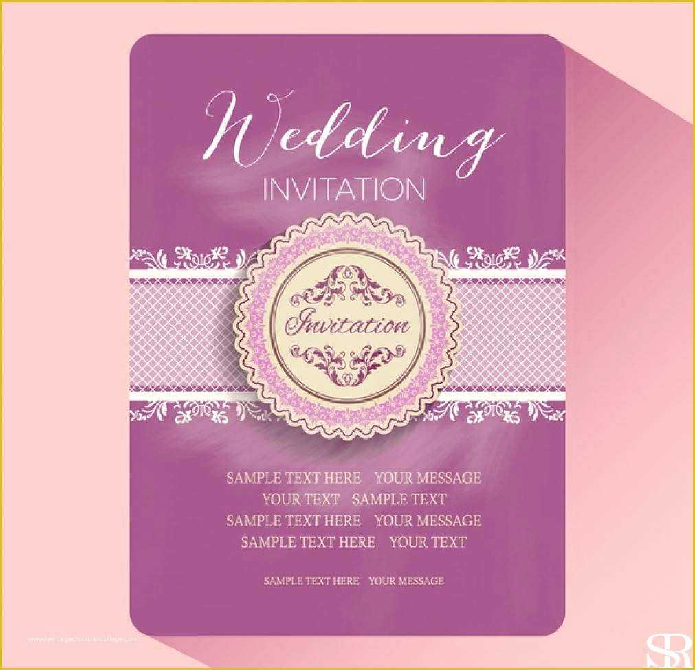 Wedding Invitation Design Templates Free Download Of Wedding Card 