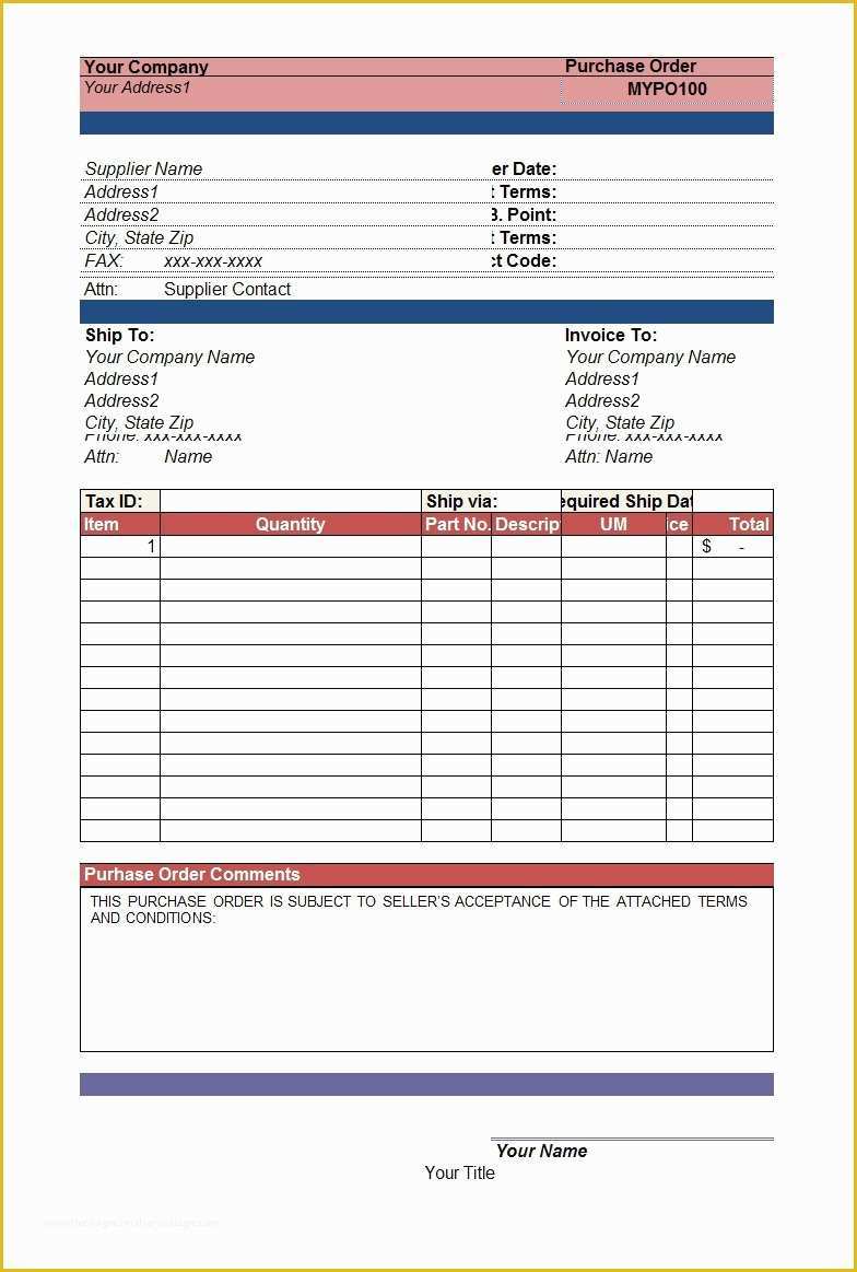 Wholesale Terms And Conditions Template Free Of 37 Free Purchase Order 