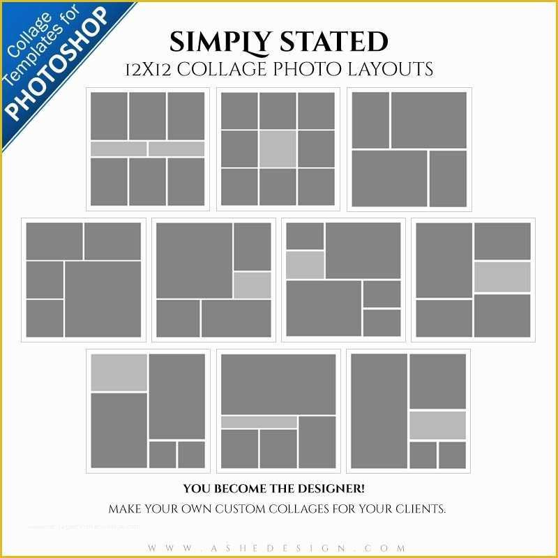 Word Art Collage Template Free Of Shop Collage Layouts Simply Stated 12 ...