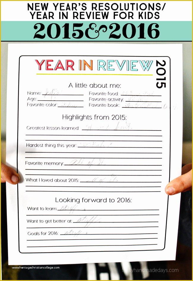 Year In Review Template Free Of Printable 2015 Year In Review E 