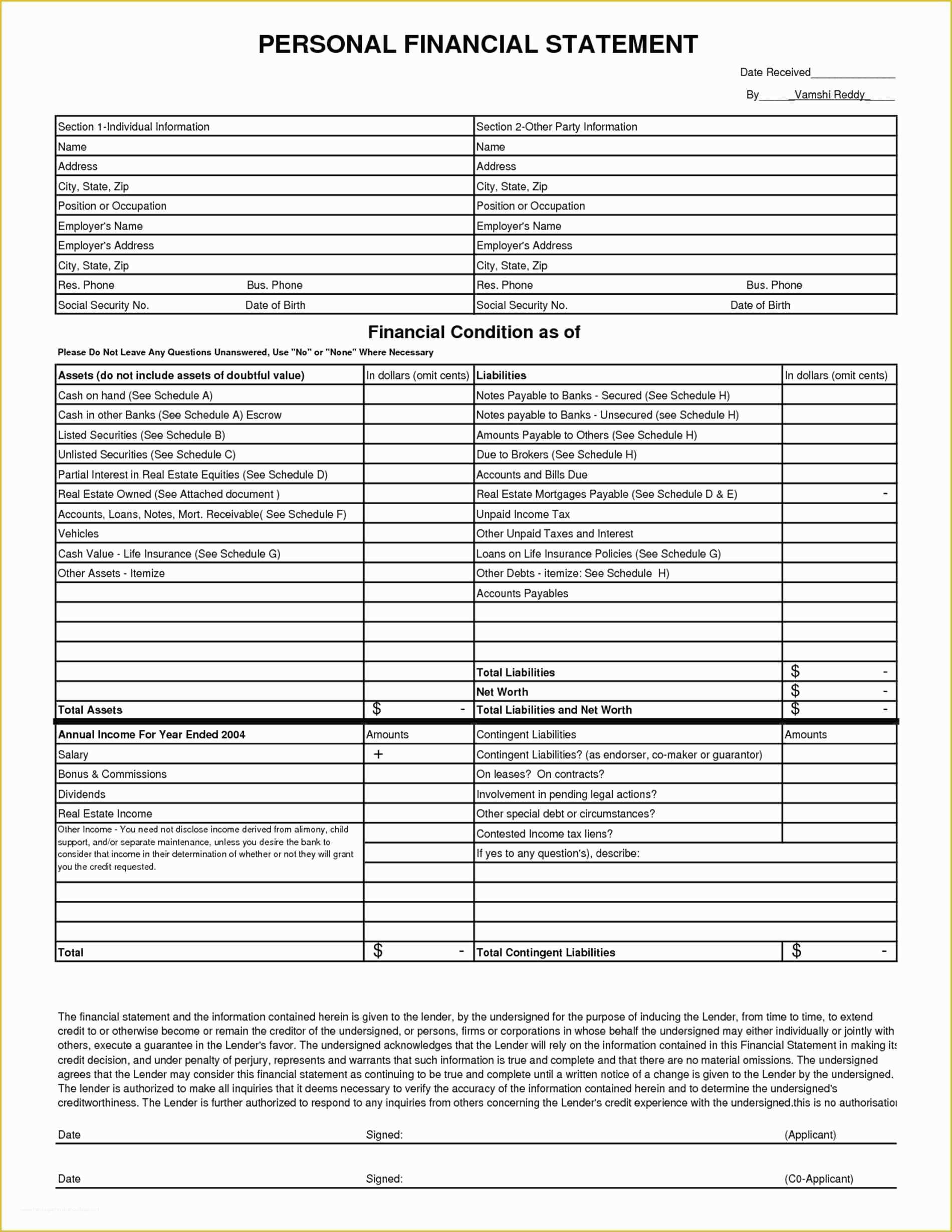 Year To Date Profit And Loss Statement Free Template Of Year To Date 