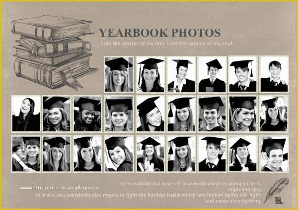 Yearbook Templates Free Download Of Collage Templates