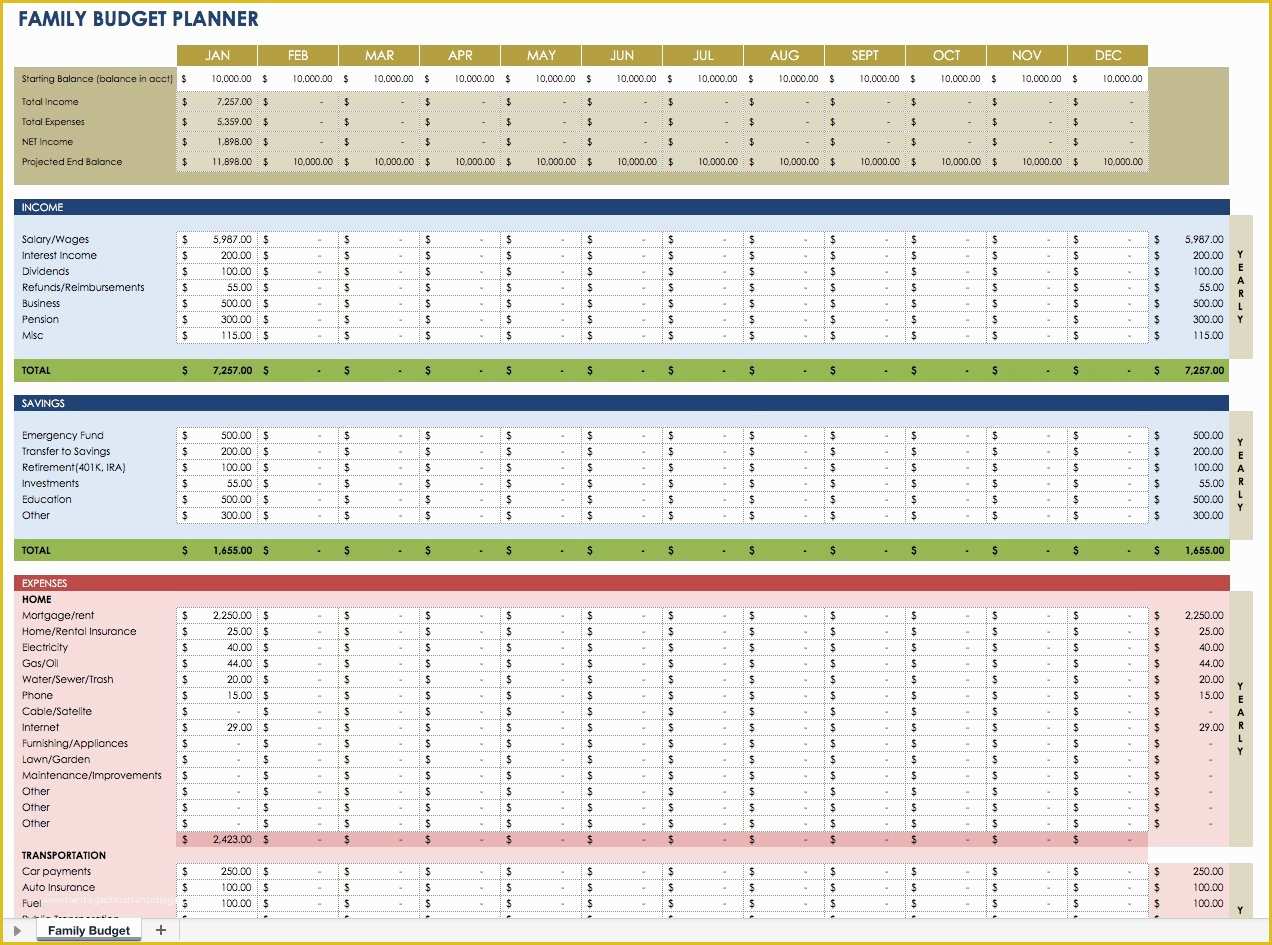 Yearly Budget Planner Template Free Of Free Bud Planner Printable Vrogue